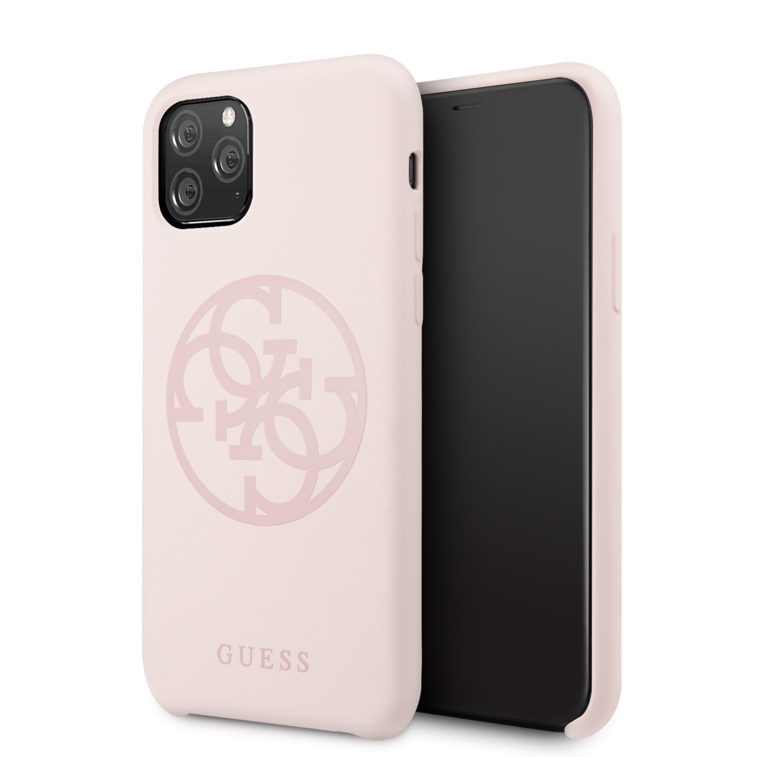 Apple iPhone 11 Pro Guess hátlaptok Pink Logo