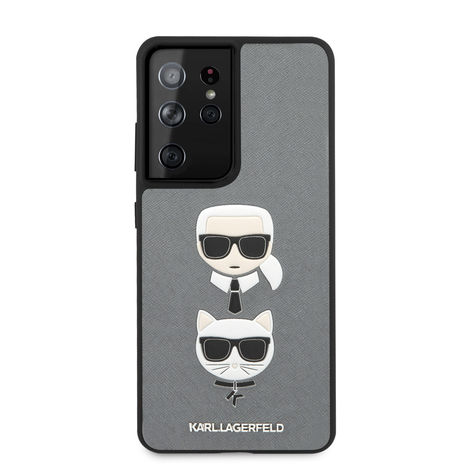 Karl Lagerfeld Samsung Galaxy S21 Ultra Ezüst hátl