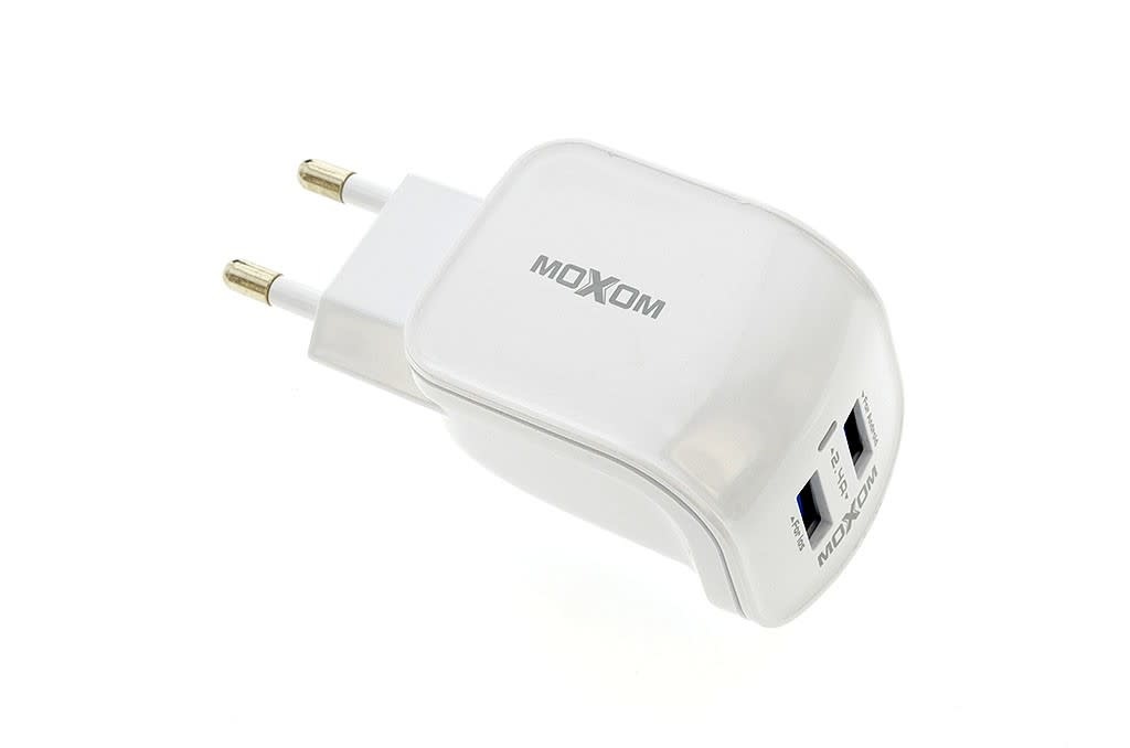Moxom thuislader - Apple Lightning 2.4A - Wit Whit