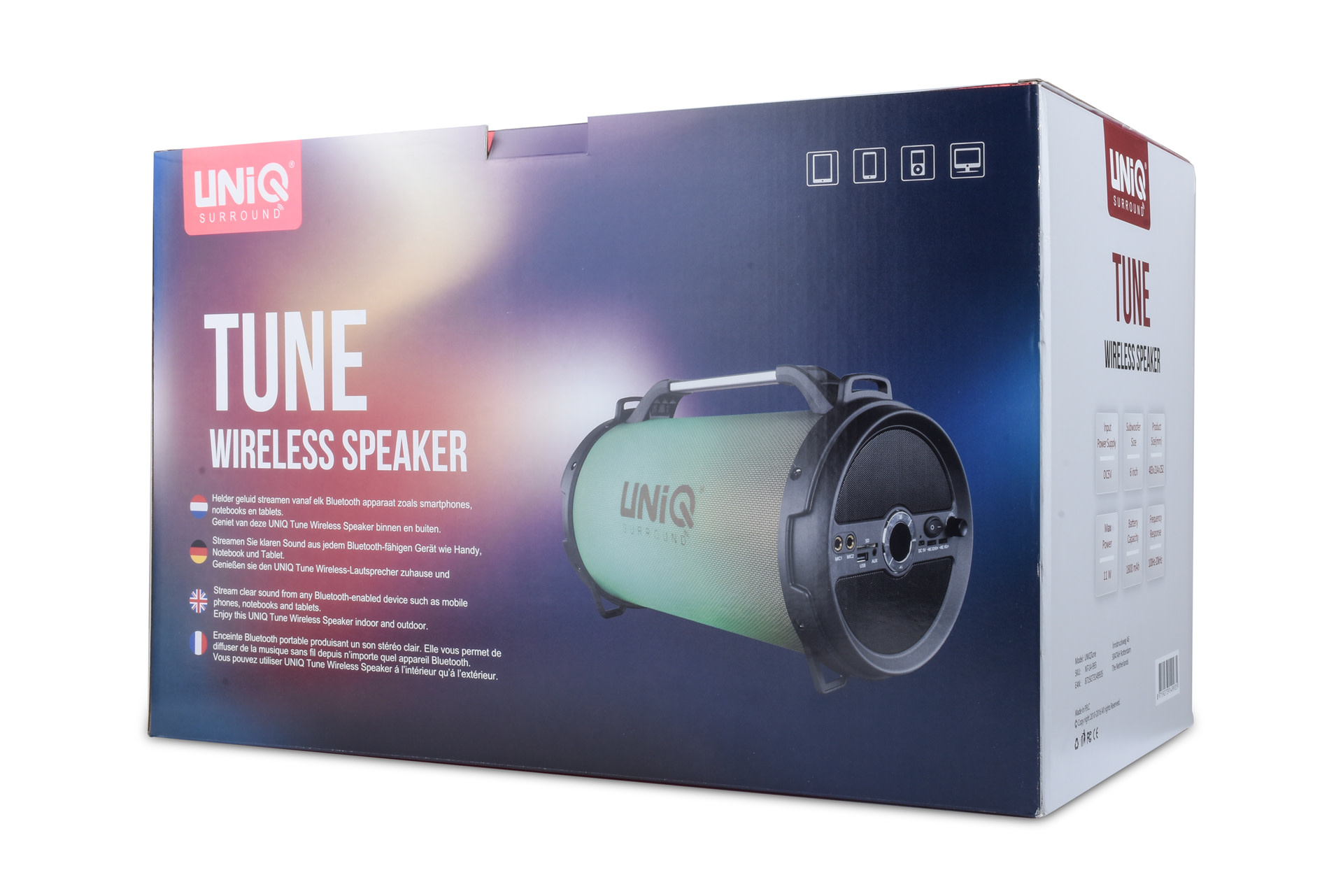 UNIQ Accessory Tune RGB Bluetooth hangszóró (Karaoke)