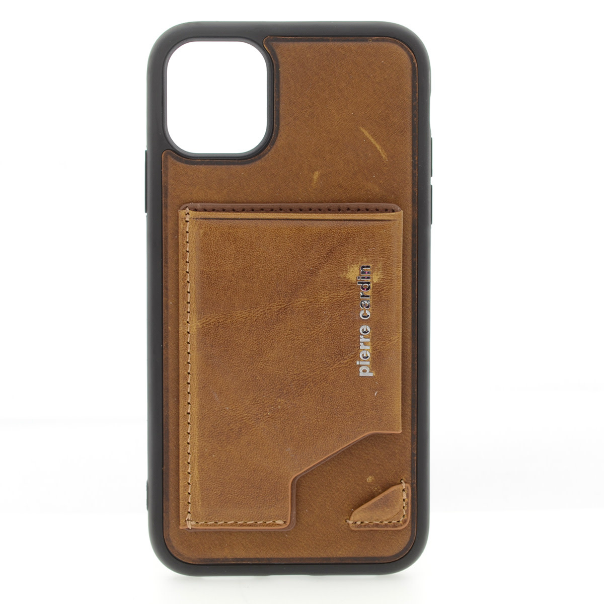 Pierre Cardin Apple iPhone 11 Pro Max Barna Hátlap