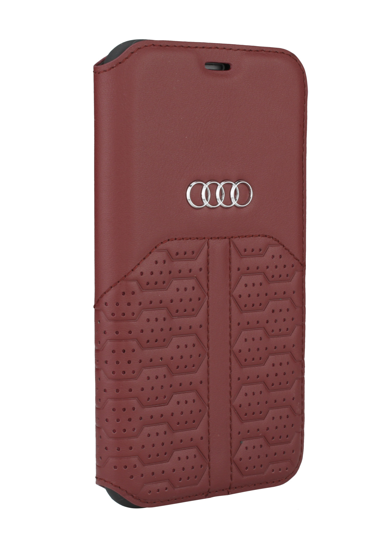 Audi Apple iPhone 12 Pro Max Merlot könyvtok A6 Se