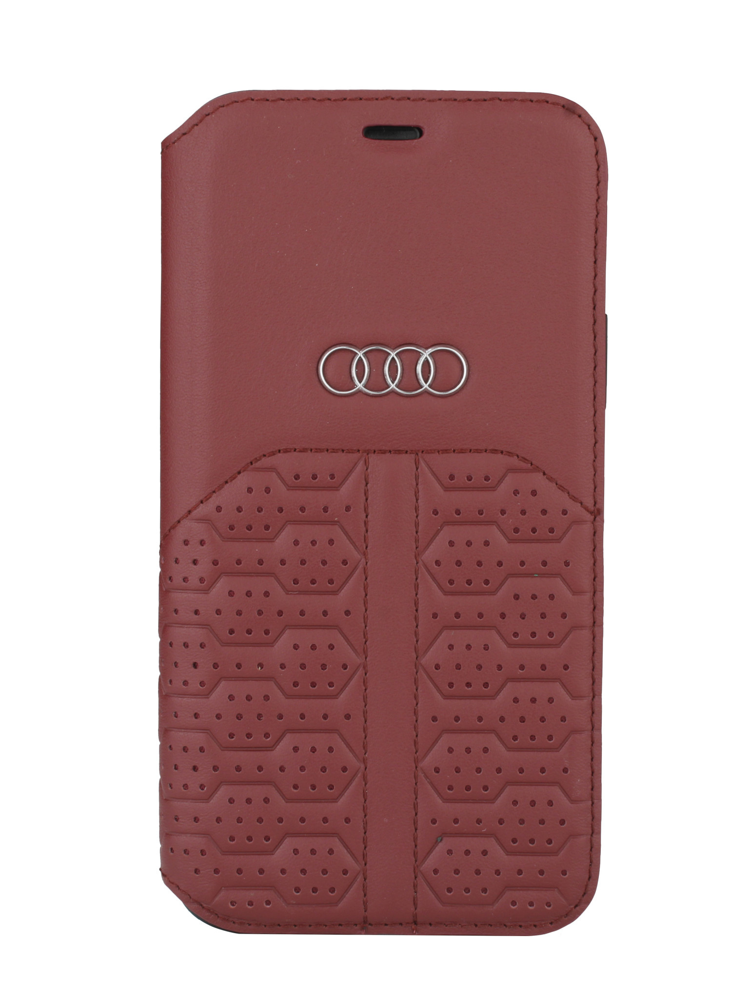 Audi Apple iPhone 12 Pro Max Merlot könyvtok A6 Se
