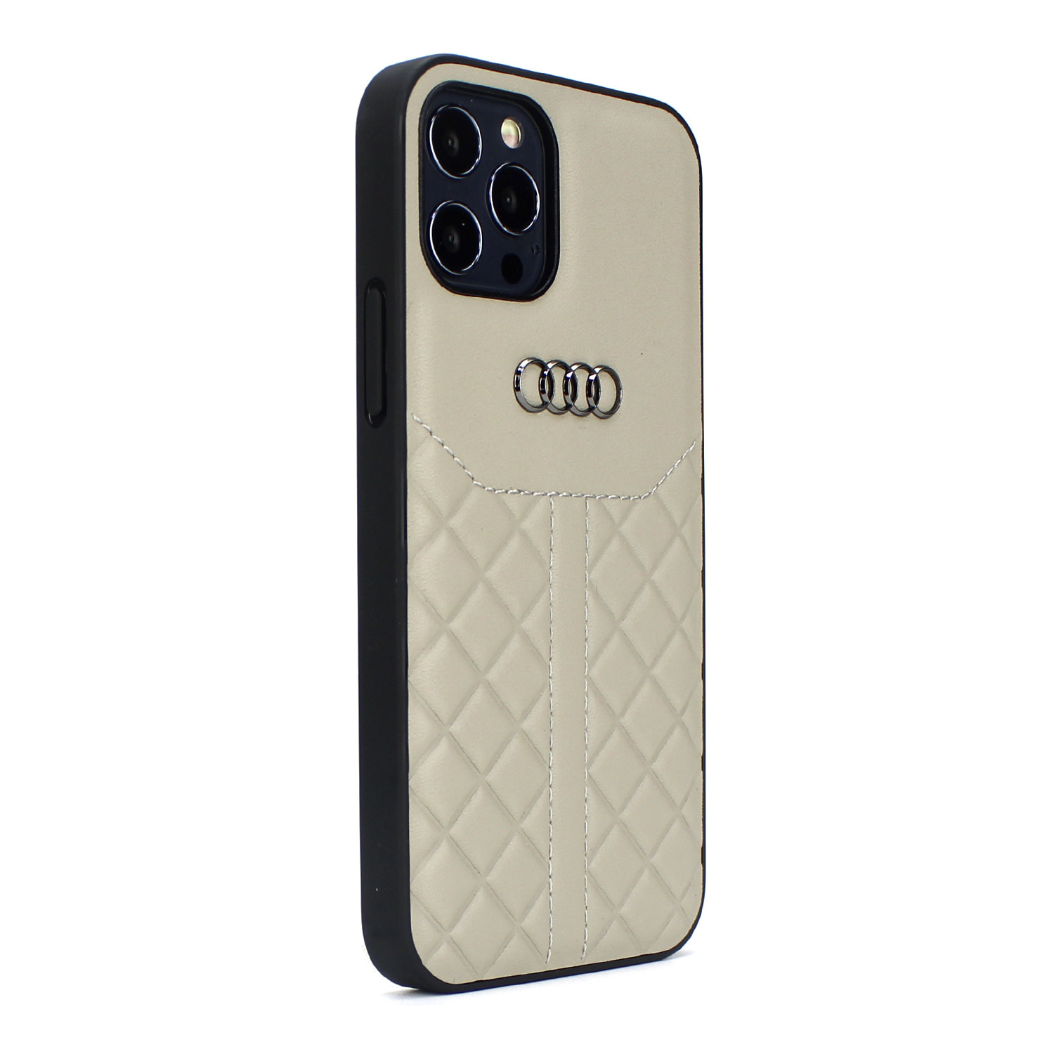 Audi Apple iPhone 12 Mini Bézs hátlaptok Q8 Serie 