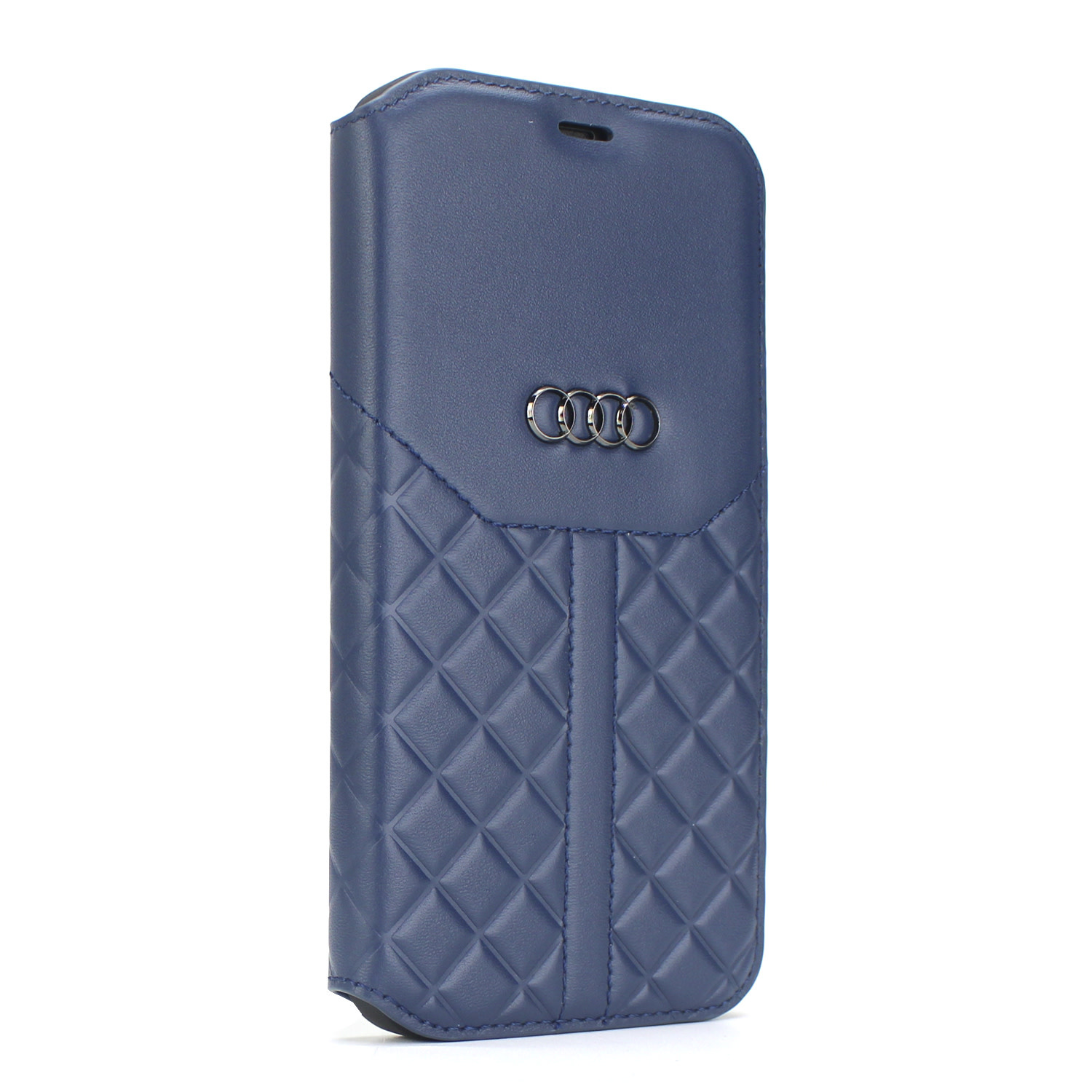 Audi Apple iPhone 12 Mini Kék könyvtok Q8 Serie -