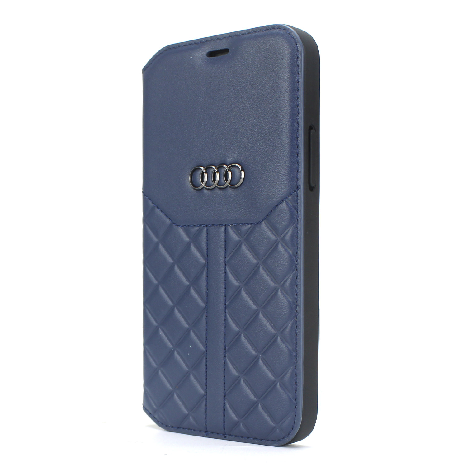 Audi Apple iPhone 12 Mini Kék könyvtok Q8 Serie -