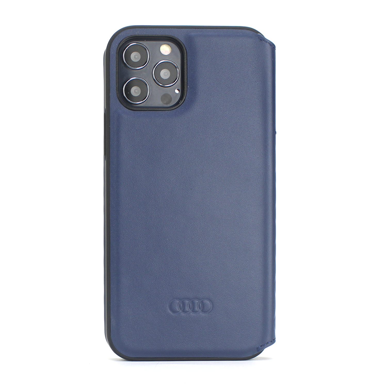 Audi Apple iPhone 12 Mini Kék könyvtok Q8 Serie -