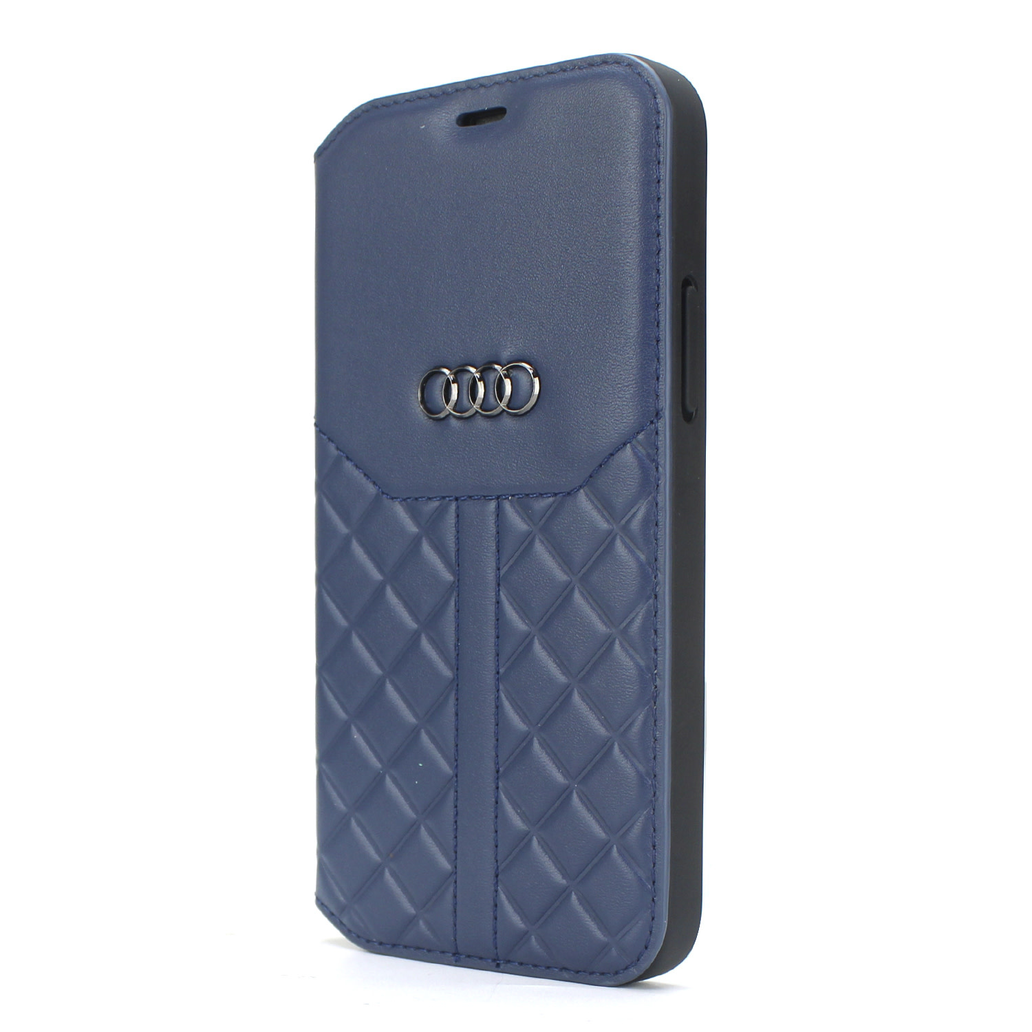 Audi Apple iPhone 12 / 12 Pro Kék könyvtok Q8 Seri