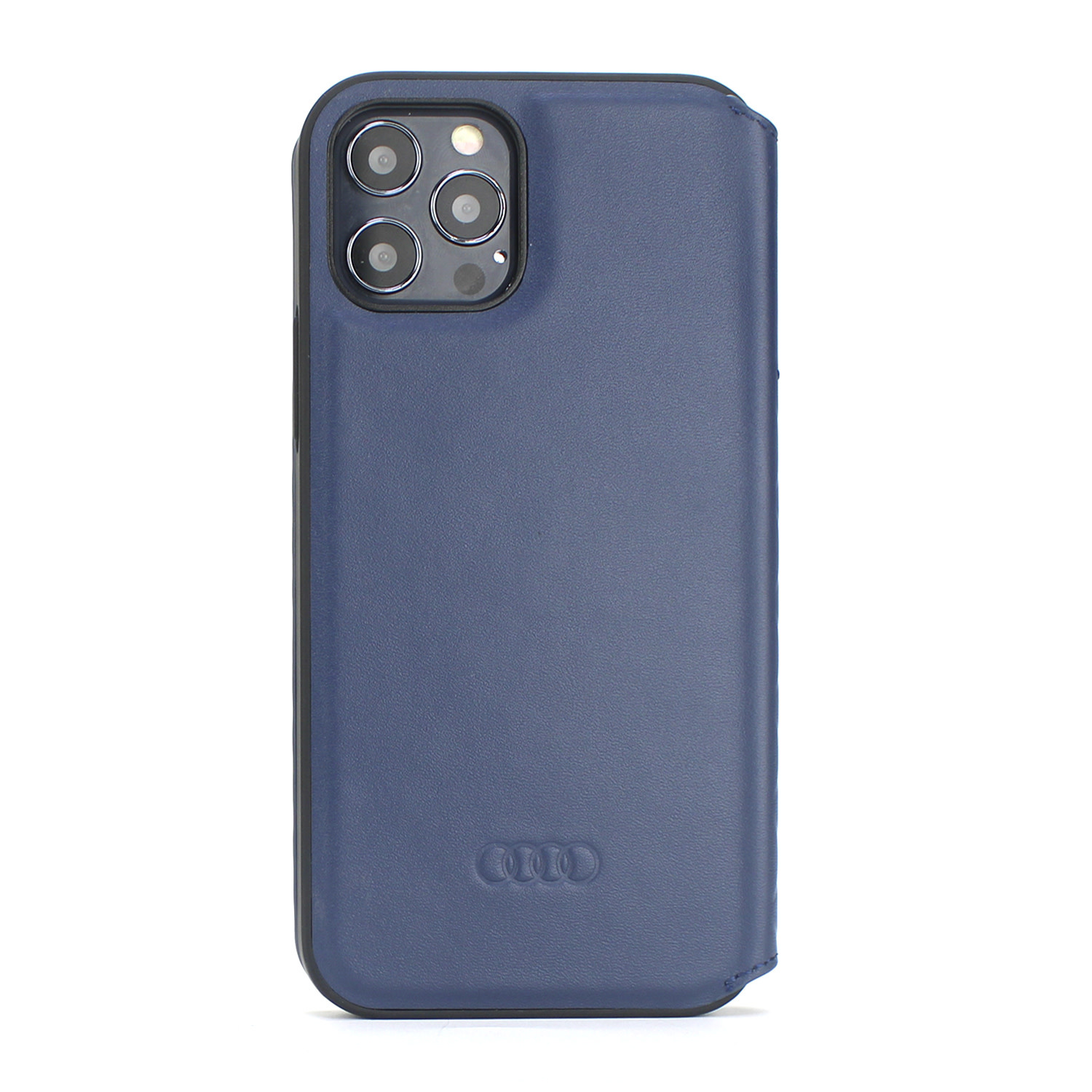 Audi Apple iPhone 12 / 12 Pro Kék könyvtok Q8 Seri