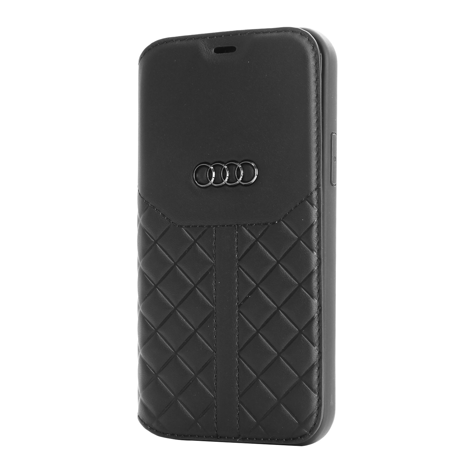 Audi Apple iPhone 12 Pro Max Fekete könyvtok Q8 Se