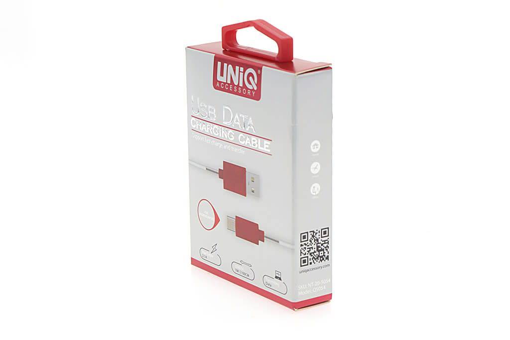 UNIQ Accessory Micro USB Kábel 1m 2.1A - Fehér