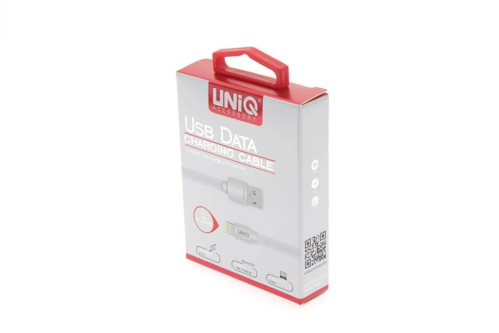UNIQ Accessory Lightning USB Kábel 1m 2.1A - Fehér