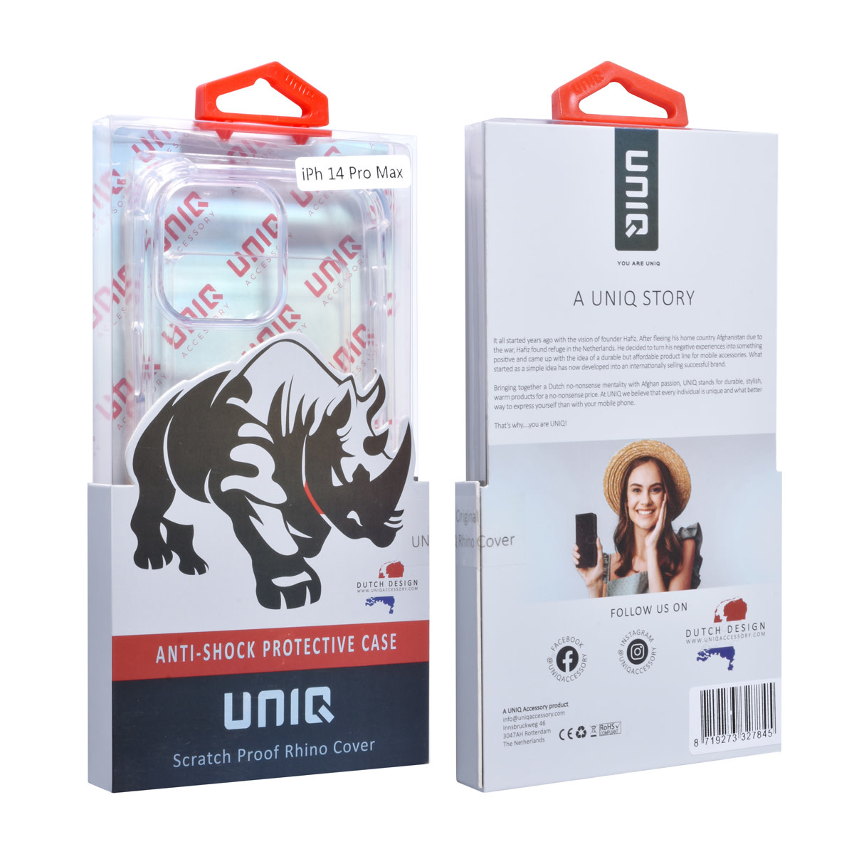 UNIQ Accessory iPhone 14 Pro TPU Backcover - Átlátszó