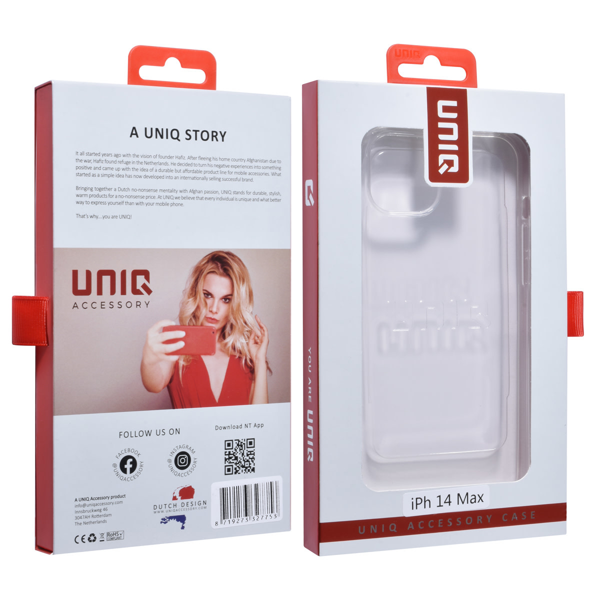 UNIQ Accessory iPhone 14 Max TPU Backcover - Átlátszó