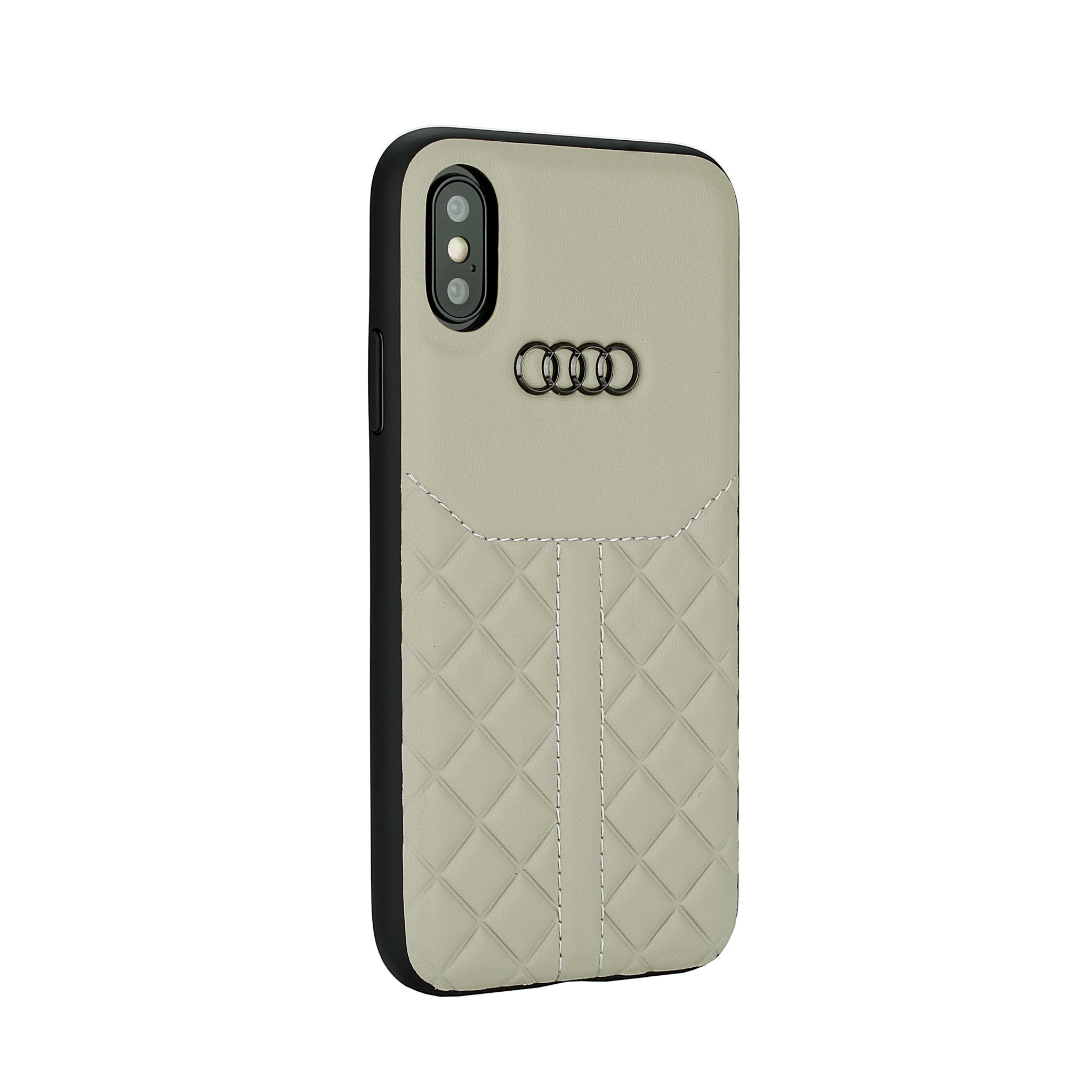 Audi hátlaptok Apple iPhone Xs Max Q8 Serie Beige 